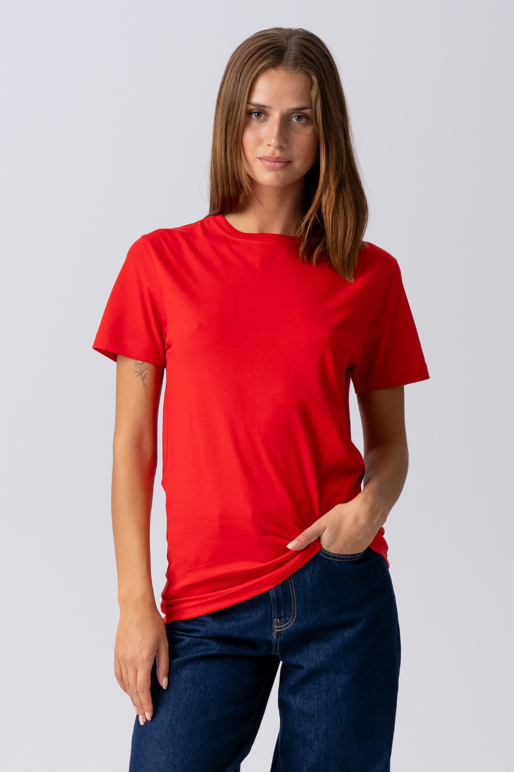 Basic T-shirt léger - rouge