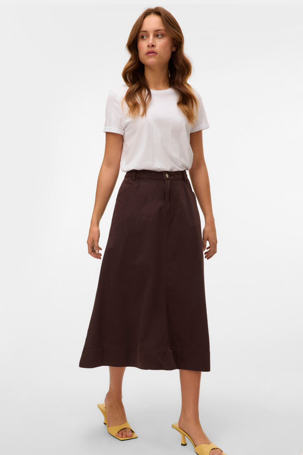 Jupe en jean coloré Filia - Torte au chocolat