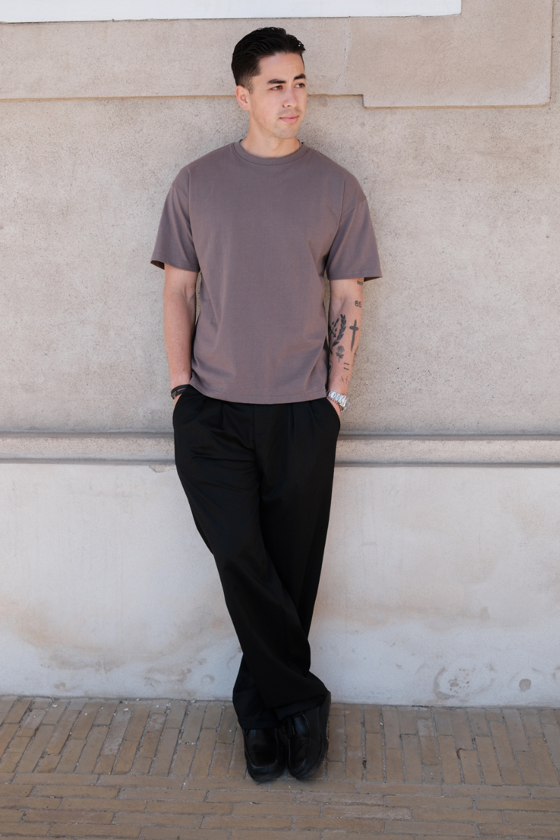 Heavy Boxfit Tee - Dark Grey