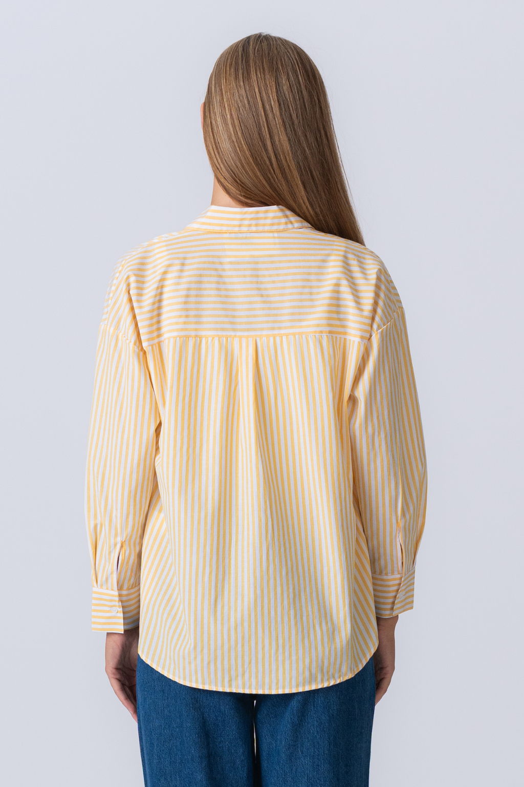 Chemise à rayures Layla - Jaune