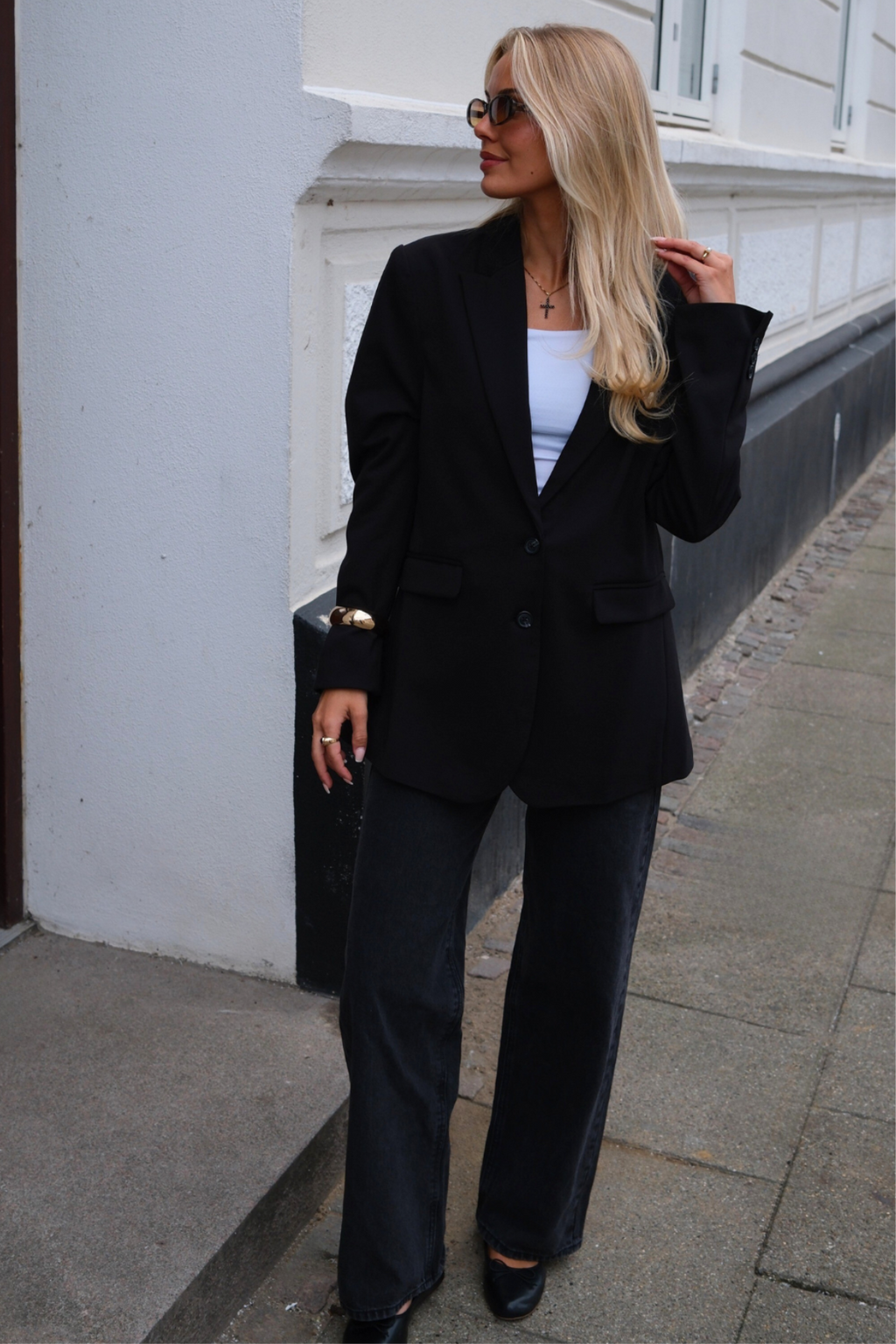 Blazer coupe classique - Noir