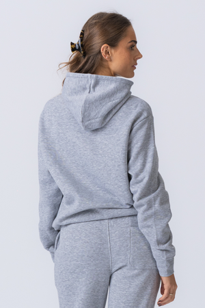 Sweat à capuche essentiel - Gris Mélange