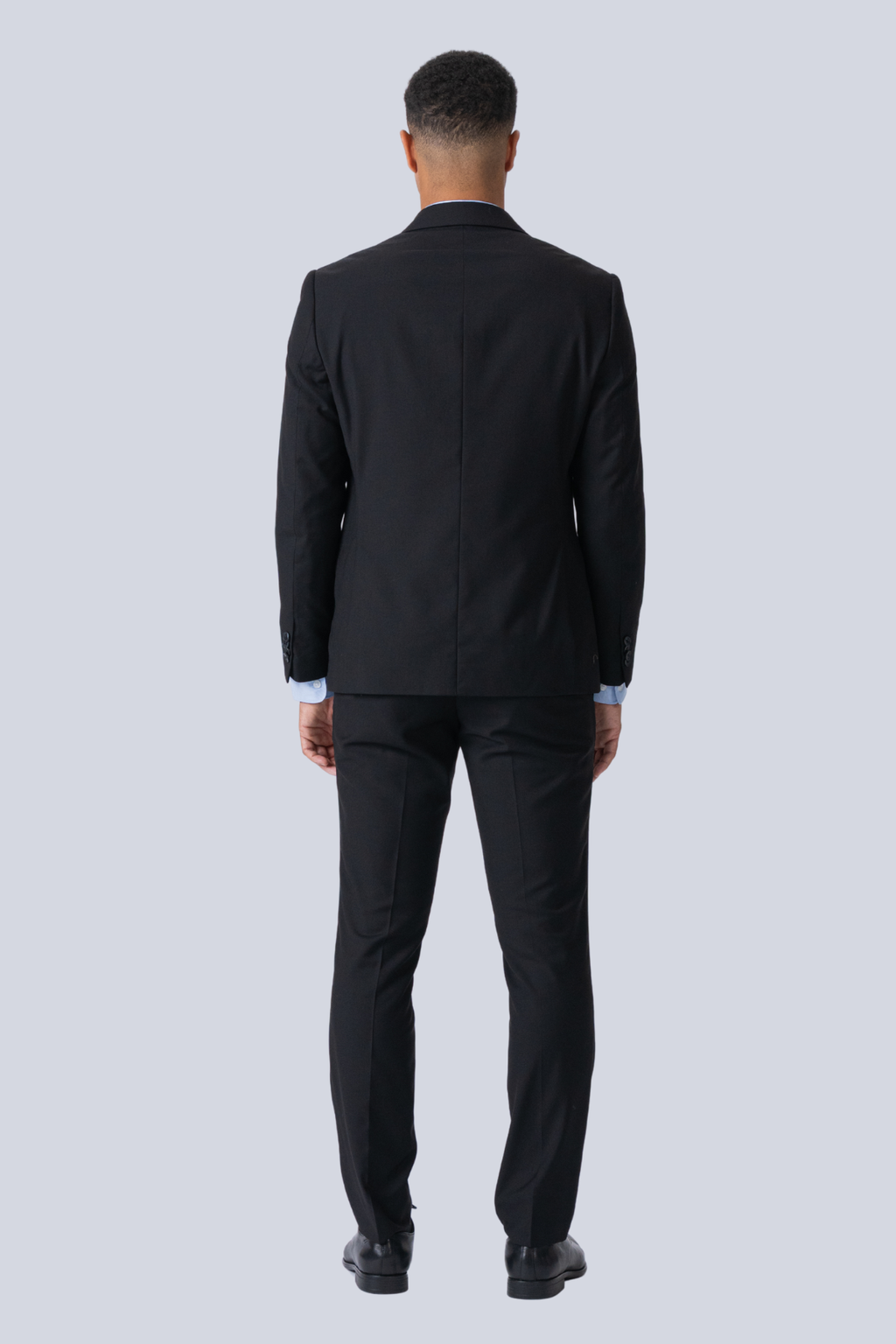 Premium Single-breasted Suit (Black)