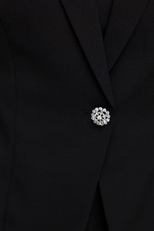 Blazer ajusté Filia - noir