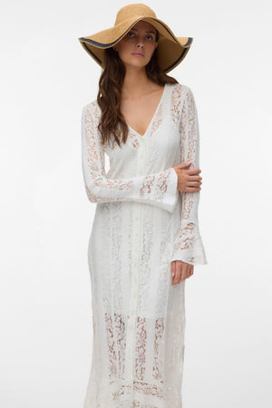 Robe cheville Kennedy - Cloud Dancer