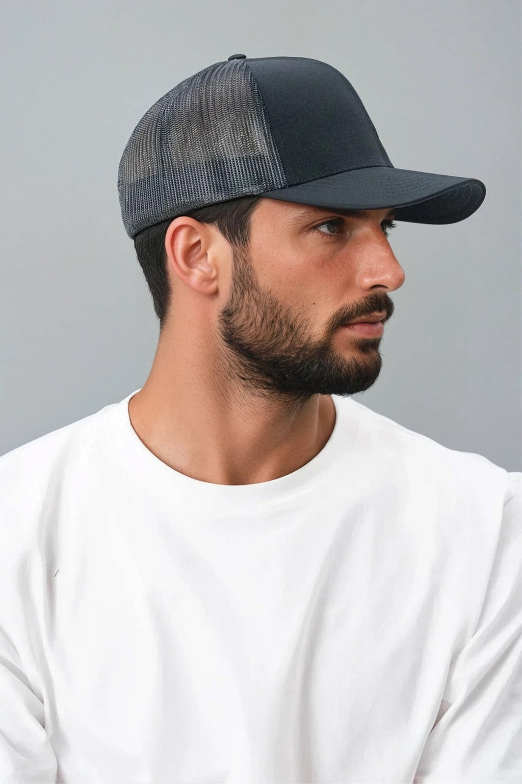 Casquette Retro Trucker - Noir