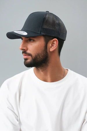 Casquette Retro Trucker - Noir