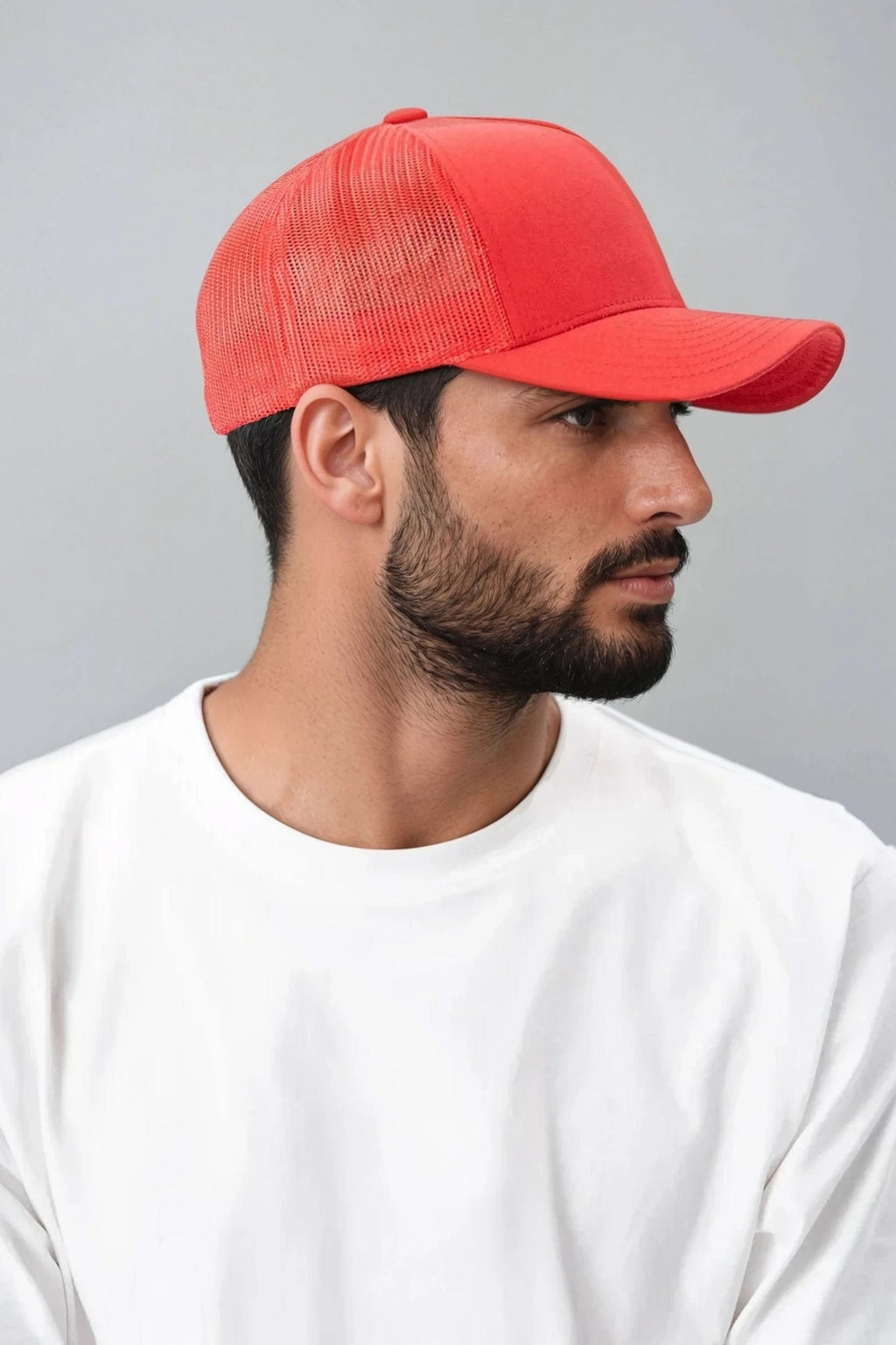 Casquette Retro Trucker - Rouge