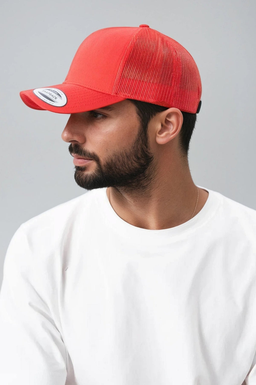 Casquette Retro Trucker - Rouge