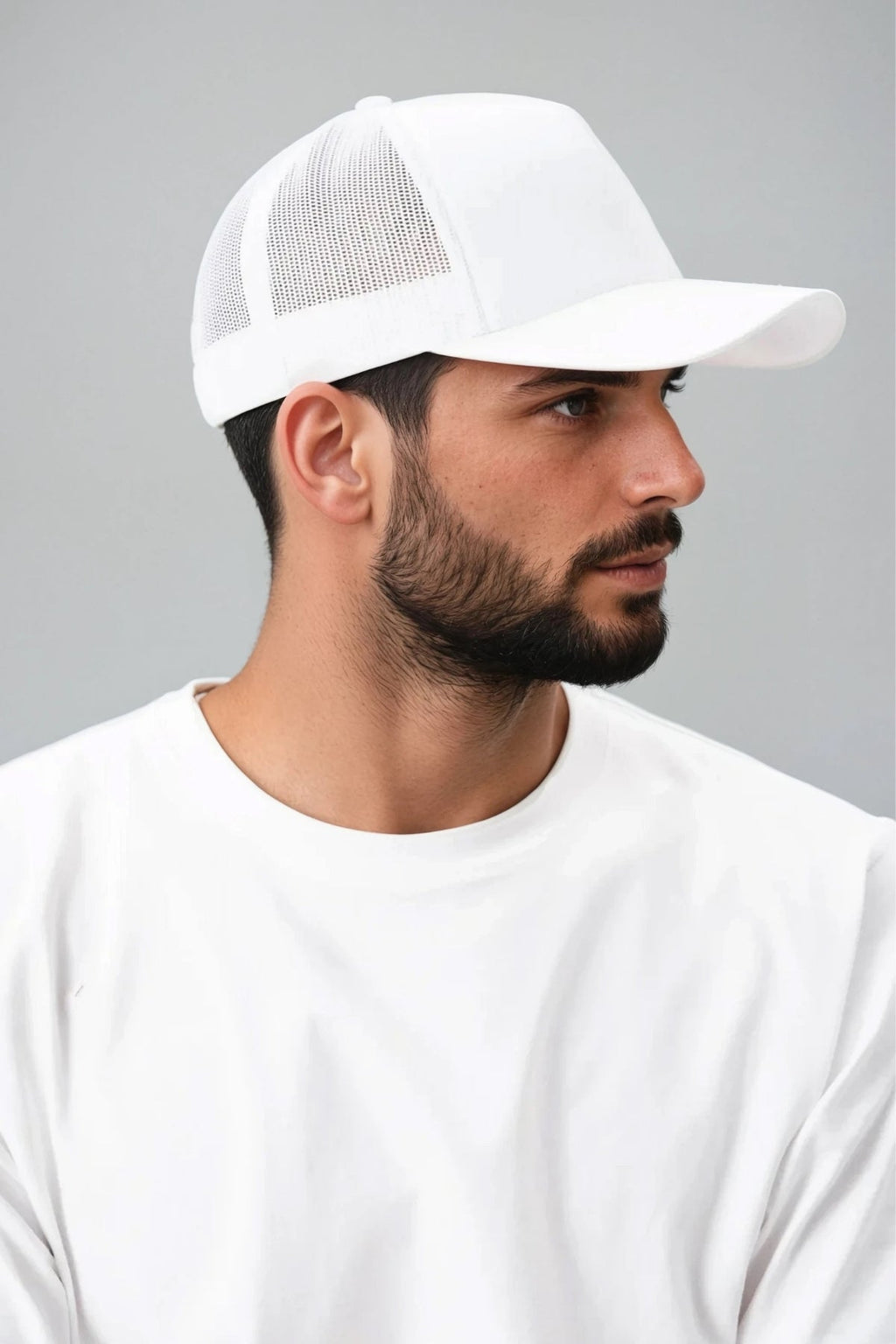 Casquette Retro Trucker - Blanc