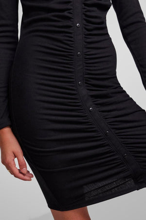 Robe à manches longues Norma - noir