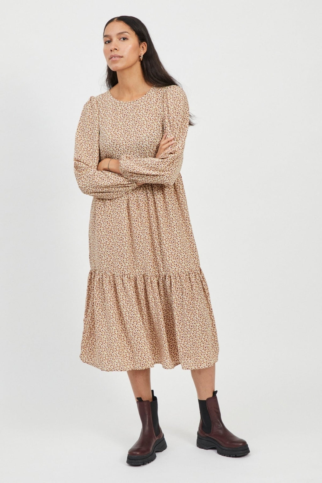 Robe florale de copains - bouleau