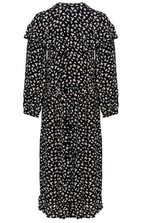 Robe Amelia - Floral noir