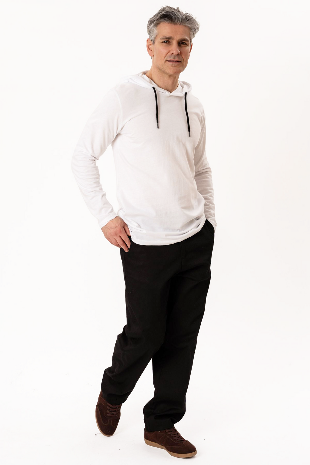 Light hoodie - White