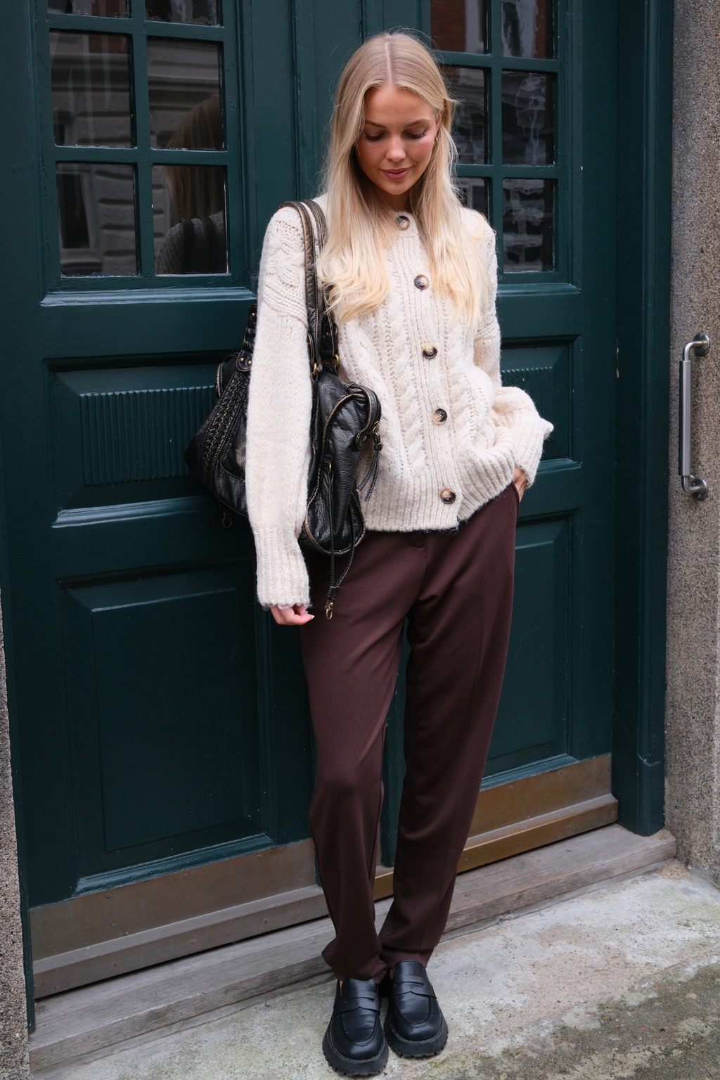 Bouton Tricot - Blanc