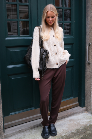 Bouton Tricot - Blanc