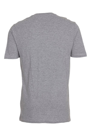 Basic T-shirt col V - Oxford Gris