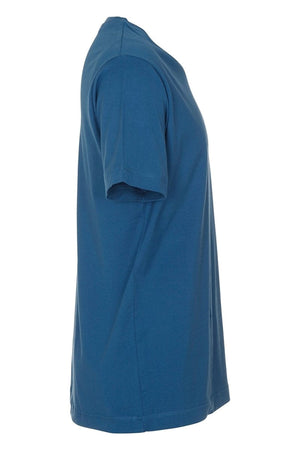 Basic T-shirt col V - Bleu Pétrole