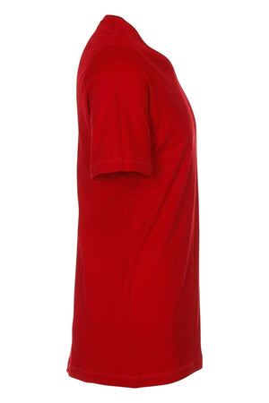 Basic T-shirt col V - Rouge