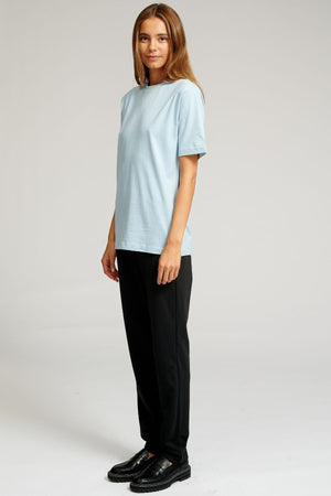 T-shirt surdimensionné - bleu clair (femmes)