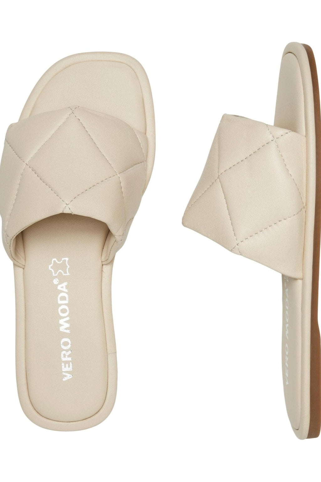 Sandale en cuir Nia - bouleau