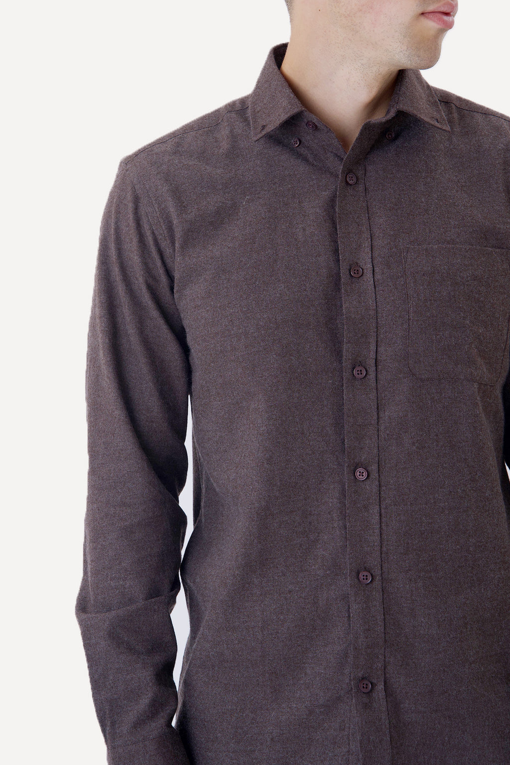 Chemise en flanelle - Marron