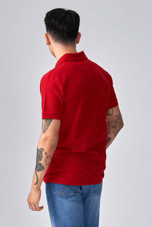 Basic Polo - Rouge