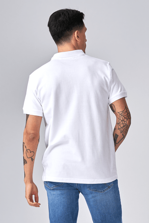 Basic Polo - Blanc