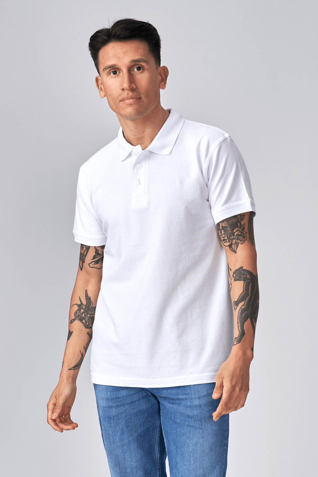 Basic Polo - Blanc