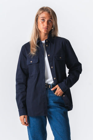 Chemise en sergé Amber - Marine