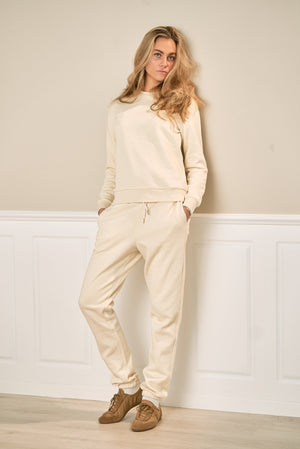 Basic Sweatsuit with Hoodie (Light Beige) - Package Deal (Women)