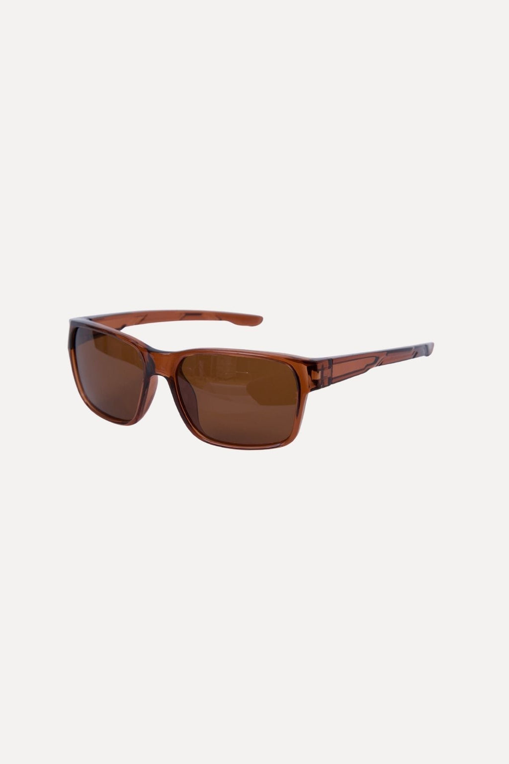 Lunettes de soleil Damon - Transparent-Marron