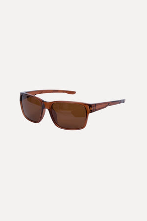Lunettes de soleil Damon - Transparent-Marron