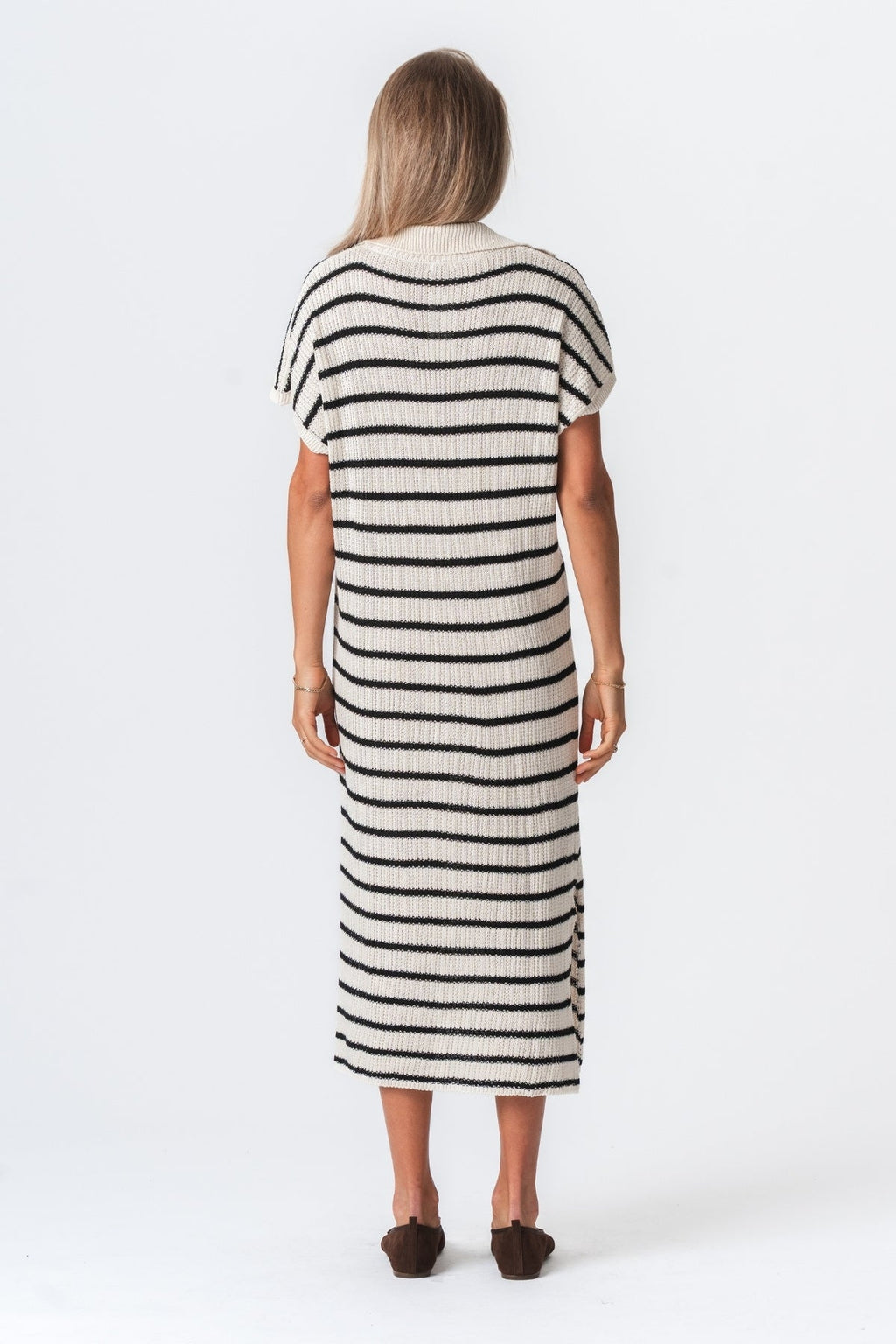 Robe Victoria - blanc / noir