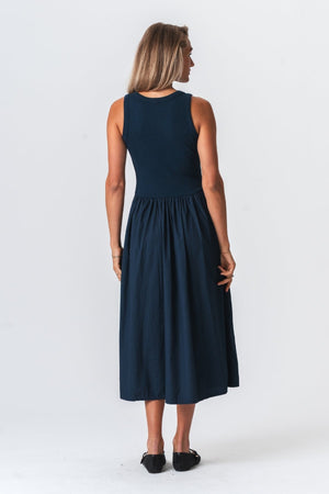 Robe Hanna - bleu foncé