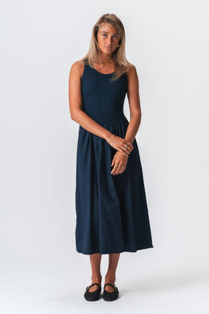 Robe Hanna - bleu foncé