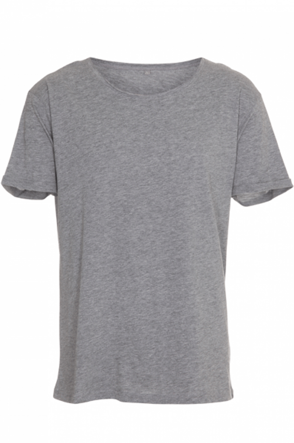 Deep Round Neck - Light gray