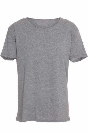 Deep Round Neck - Light gray