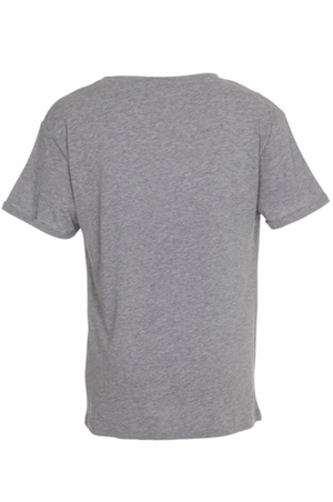 Deep Round Neck - Light gray