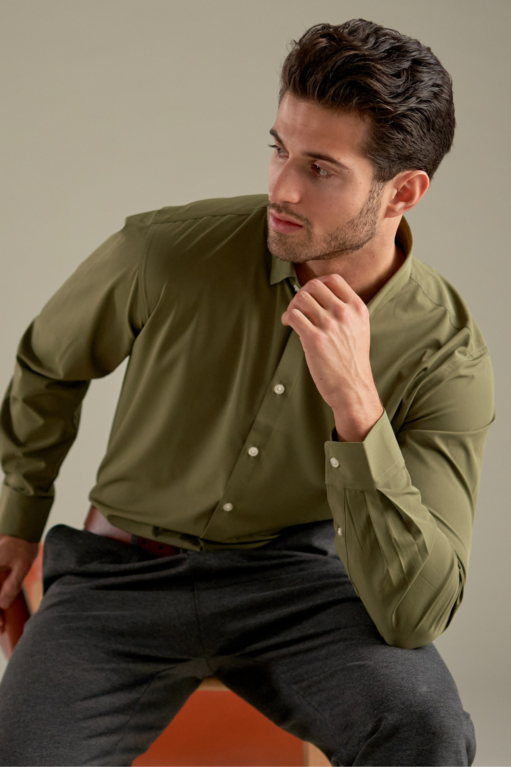 The Original Premium Performance Chemise - olive