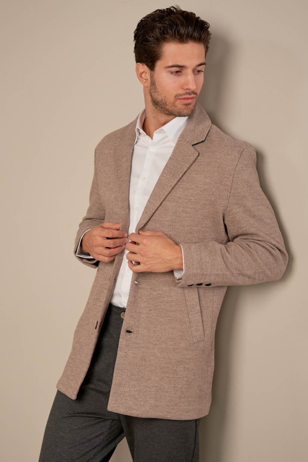 Manteau classique - Sable