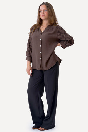 Chemise Frida - Marron
