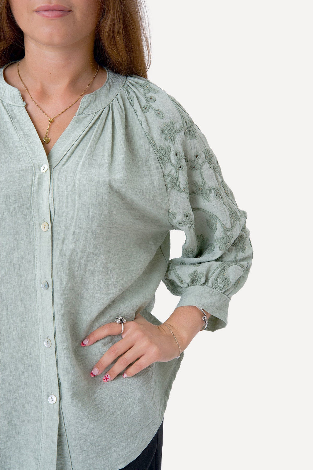 Chemise Frida - Kaki
