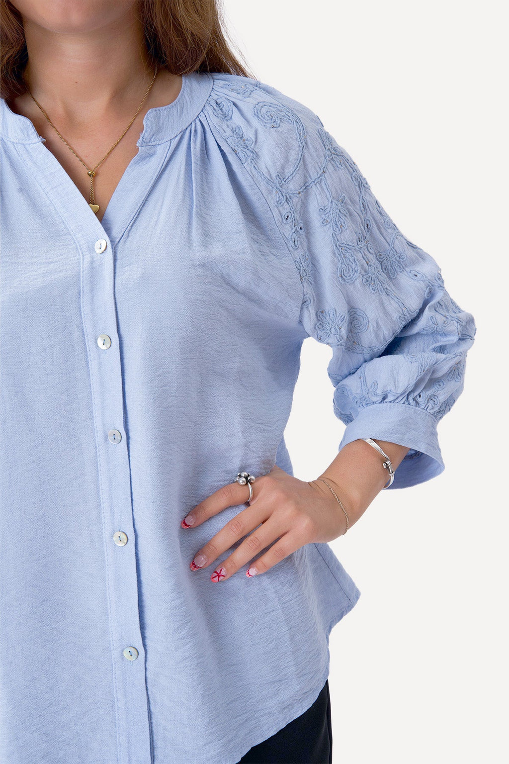 Chemise Frida - Bleu Clair