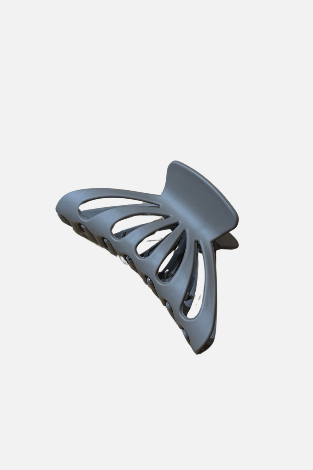 Hollow Claw Clip - Coffee