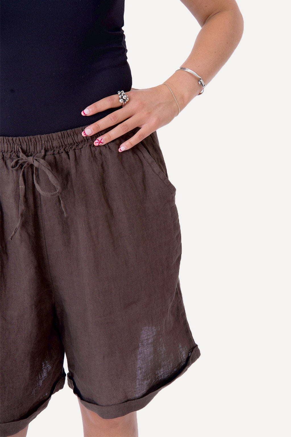 Lin Shorts - Marron