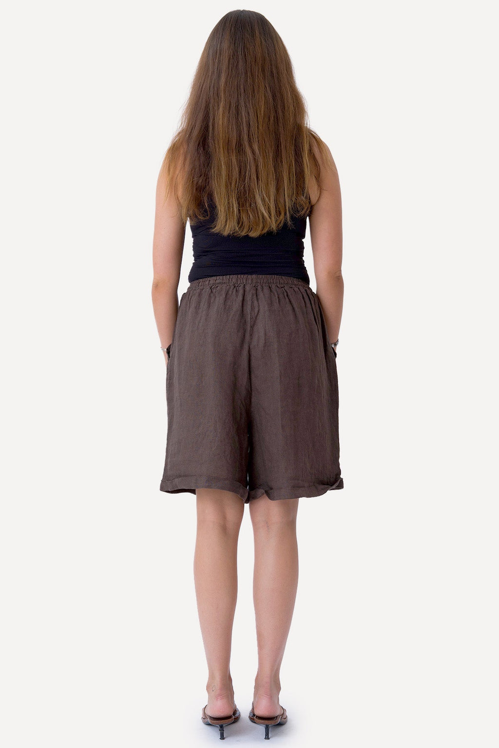Lin Shorts - Marron