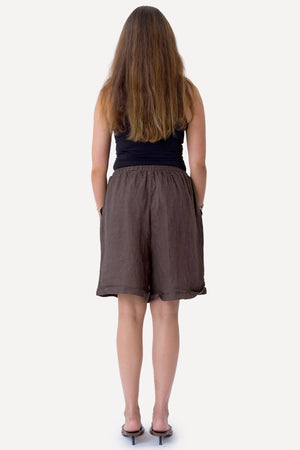 Lin Shorts - Marron