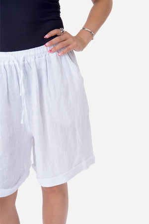 Lin Shorts - Blanc
