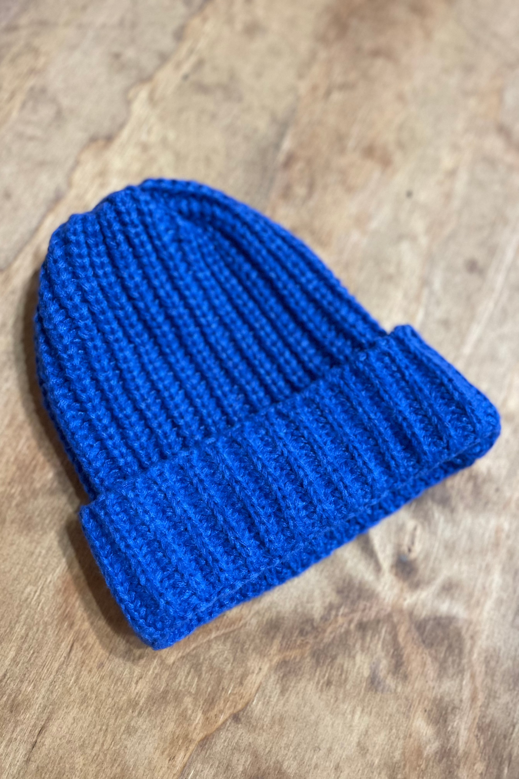 Bonnet côtelé - Bleu